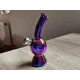Szivárvány színű mini üveg bong – 12 cm - 1 - Bongok és kiegészítők