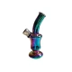 Szivárvány színű mini üveg bong – 12 cm - 2
