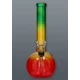 Chillout Smoke Rasta üveg bong 20 cm – színes kivitel - Bongok és kiegészítők