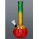 Chillout Smoke Rasta üveg bong 20 cm – színes kivitel - Bongok és kiegészítők