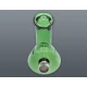 Chillout Smoke sárga üveg bong – kompakt kialakítás, 12 cm