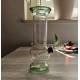 Mini üveg bong – zöld színű, 12 cm - Bongok és kiegészítők