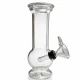 Mini üveg bong – átlátszó, 12 cm - Bongok és kiegészítők