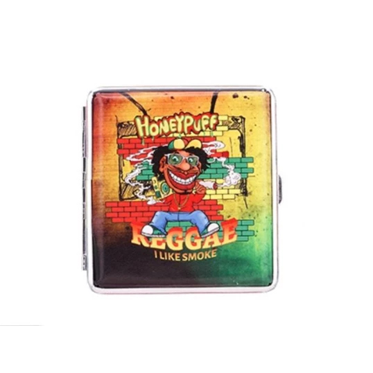 Raszta mintájú cigaretta tárca 20 cigaretta részére - 7