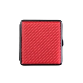 Angelo piros textil mintás cigaretta tárca, 20 szálas
