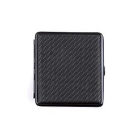 Angelo sötétszürke textil mintás cigaretta tárca, 20 szálas