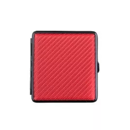 Angelo piros textil mintás cigaretta tárca, 20 szálas