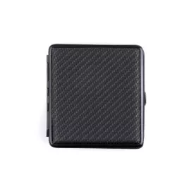 Angelo sötétszürke textil mintás cigaretta tárca, 20 szálas
