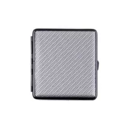 Angelo világosszürke textil mintás cigaretta tárca, 20 szálas
