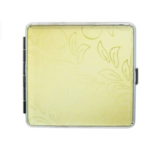 Arany mintás fém cigarettatárca, 20 szál cigarettának - 8 féle mintával - egész doboz 