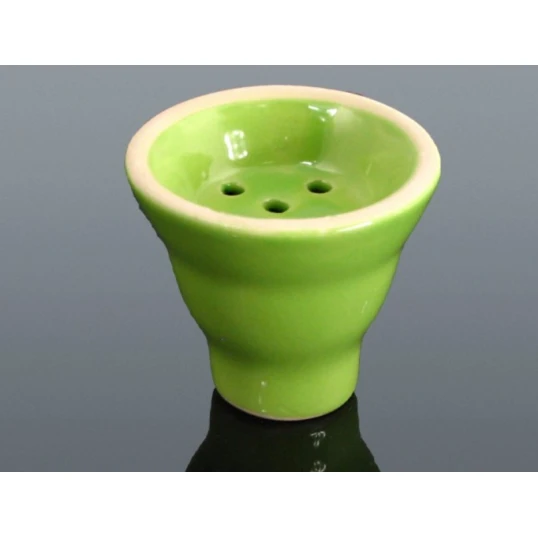 Kerámia dohánytölcsér – zöld - 5.2 cm