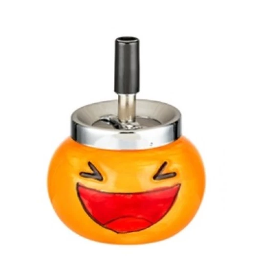 Angelo pörgős vihar hamutartó- emoji - teli mosolyú