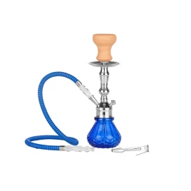 Super Heroes kék és ezüst shisha-1 csöves