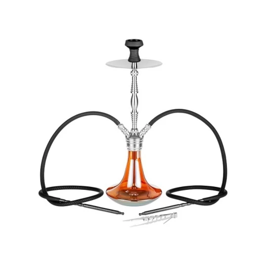 Super Heroes, 70 cm magas, barna színű shisha - 2 csöves - Nemzeti Dohányboltok és szivar szaküzletek számára
