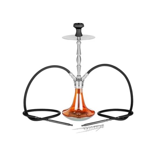 Super Heroes, 70 cm magas, barna színű shisha - 2 csöves