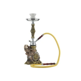 Atomic Elefánt Shisha 1 csöves vízipipa 40 cm – sárgaréz színű, dekoratív elefánt mintás