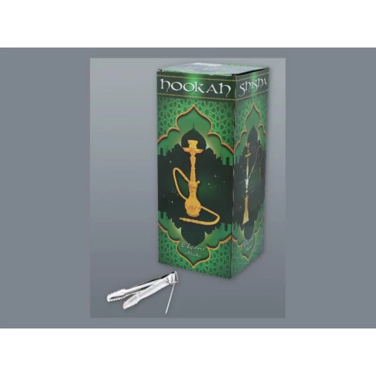 Hookah kisméretű pure black shisha - 2 csöves