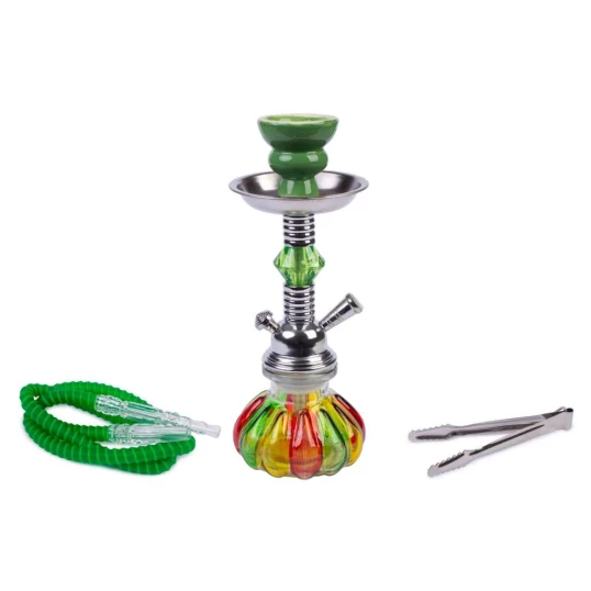 Weelov utazó többszínű színű vízipipa - 1 csöves - 26,5 cm - OUTLET - HumidorShop Outlet