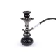 Hookah fekete vízipipa 1 csöves 26 cm