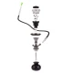 Hookah fekete vízipipa 1 csöves 26 cm