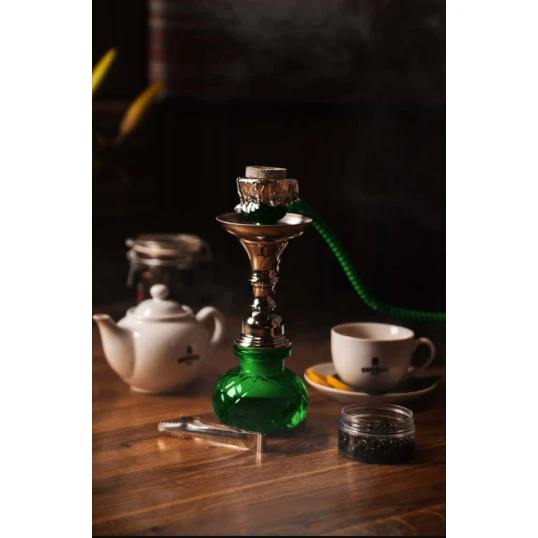 Hookah zöld vízipipa 1 csöves 26 cm