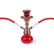Hookah piros vízipipa 2 csöves 25,5 cm - Több csöves vízipipa