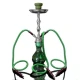 Hookah nagymértű zöld színű shisha - 3 csöves - Több csöves vízipipa