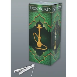Hookah fekete vízipipa 4 csöves 49 cm
