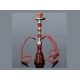 Beautiful Red Wather nagyméretű piros színű shisha - 3 csöves - Több csöves vízipipa