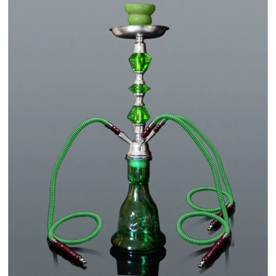Hookah zöld vízipipa 3 csöves 57 cm - Több csöves vízipipa