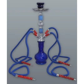 Hookah kék vízipipa 4 csöves 44 cm