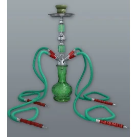 Hookah zöld vízipipa 4 csöves 44 cm