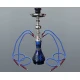 Hookah kék vízipipa 4 csöves 46 cm - Több csöves vízipipa