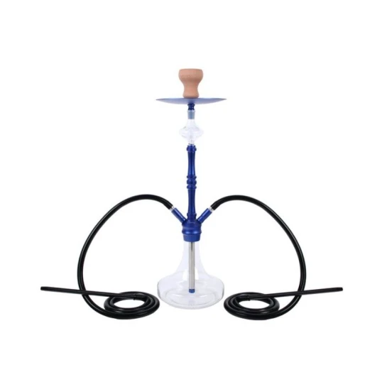 Kék színű vízipipa 66 cm - 2 csöves - OUTLET - HumidorShop Outlet