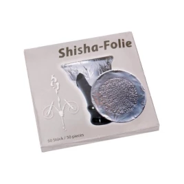 Méretre vágott shisha alufólia - 50 darabos