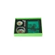 Monkey King készlet – Dohányörlő + Fémpipa + Hamutartó + Rolling Tray - zöld