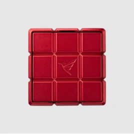 Colibri Heritage Cube Desk Cutter – Többfunkciós asztali szivarvágó - piros