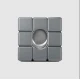 Colibri Heritage Cube Desk Cutter – Többfunkciós asztali szivarvágó - kék