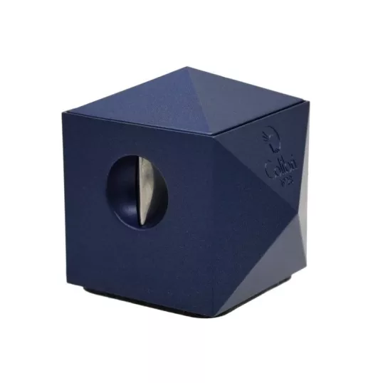 Colibri Quasar Navy Blue, asztali szivarvágó lakkozott  24/27mm - kék