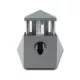 COLIBRI "Quasar" Gunmetal asztali szivarvágó lakkozott  24/27mm - szürke