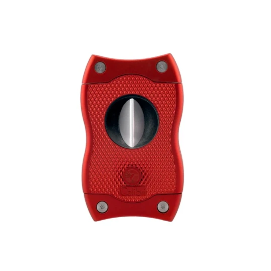 Colibri SV-Cut dupla pengés és ék szivarvágó 23/27 mm – piros - Dupla pengés szivarvágó