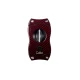 Colibri Red Carbon V-Cut, nemesacél pengéjű ék szivarvágó 23mm - vörös - Colibri V-Cut