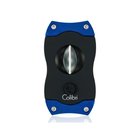 Colibri V-Cut Blue, nemesacél pengéjü ék szivarvágó 23mm - kék - Colibri V-Cut