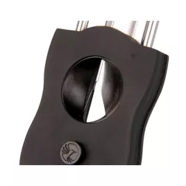 Colibri V-Cut Black, nemesacél pengéjü ék szivarvágó 23mm - fekete