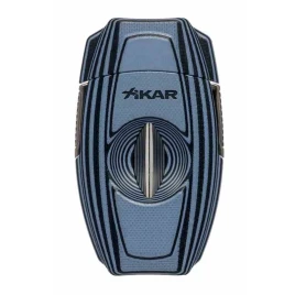 Xikar VX2 V-Cut szivar ékvágó 46-tól 70-es szivar gyűrű méretig - szürke fekete csíkos