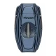 Xikar VX2 V-Cut szivar ékvágó 46-tól 70-es szivar gyűrű méretig - szürke fekete csíkos - VX2 V-Cut