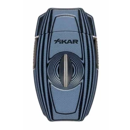 Xikar VX2 V-Cut szivar ékvágó 46-tól 70-es szivar gyűrű méretig - szürke fekete csíkos