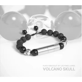 Les Fines Lames Punch Bracelet Volcano Skull szivaros karkötő 7 mm-es szivarfúróval
