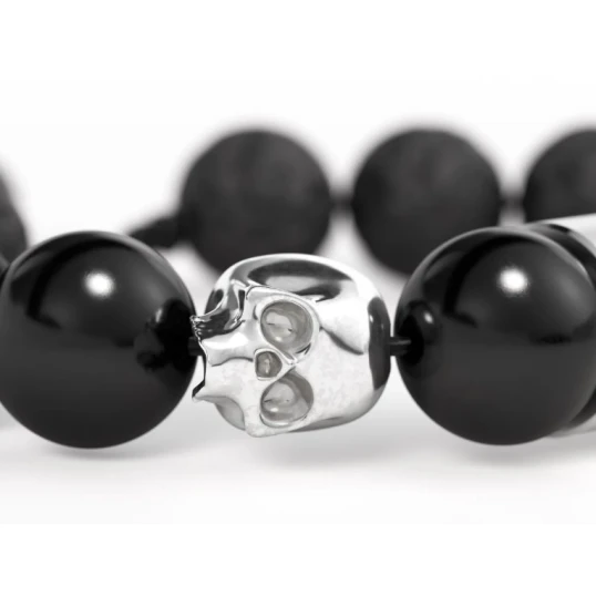 Les Fines Lames Punch Bracelet Volcano Skull szivaros karkötő 7 mm-es szivarfúróval