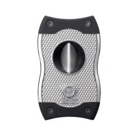 Colibri SV-Cut dupla pengés és ék szivarvágó 23/27 mm – ezüst és fekete